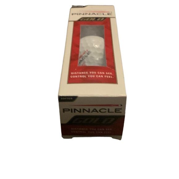 New Pinnacle Gold Golf Balls 3-Pack Distance You Can See Control You Can Feel - Picture 2 of 6